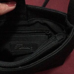 NWOT Fossil Black Handbag Fabric